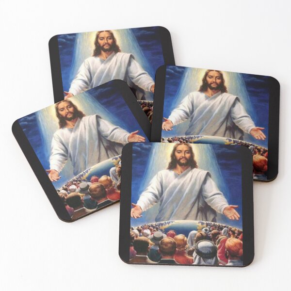 Item preview, Jesus Christ Loves the People of the World Black designed and sold by Rowena Jones.