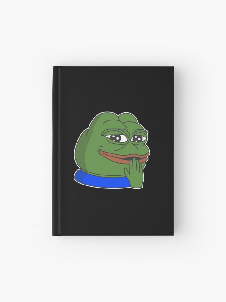 Bored poggers emote - peepo pepega twitch discord frog Art Board