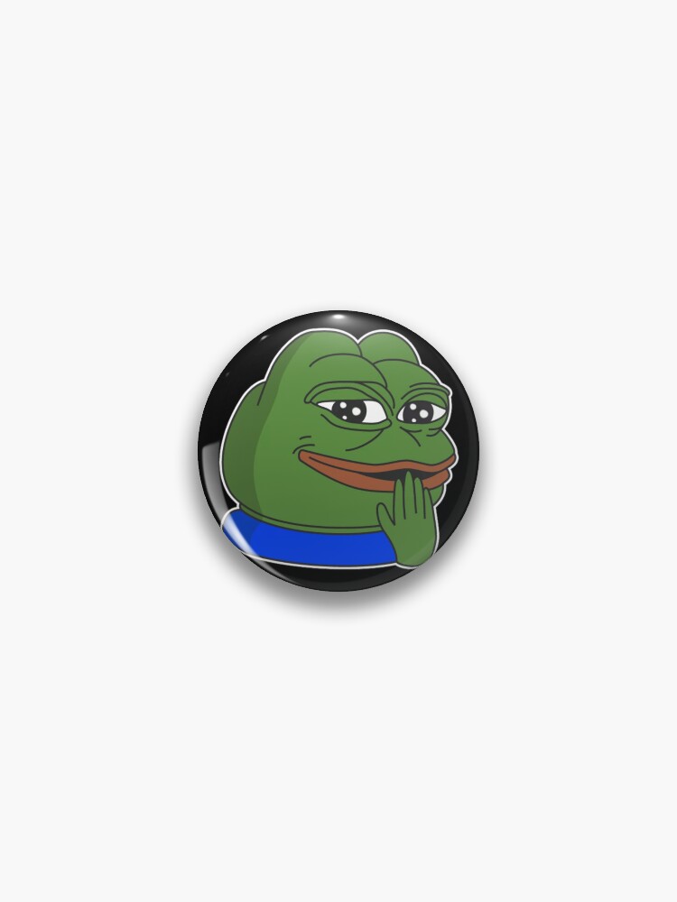 cheeky Poggers emote - peepo pepega twitch discord frog Pin by