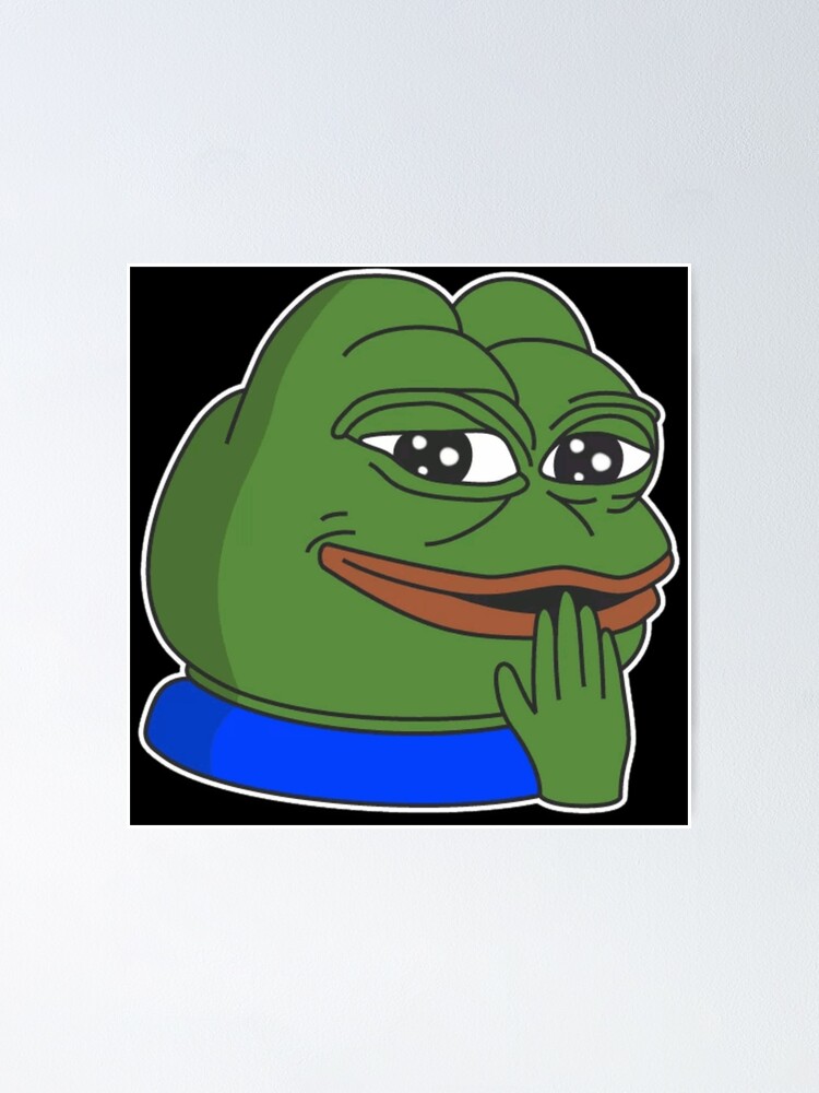 cheeky Poggers emote - peepo pepega twitch discord frog Pin by