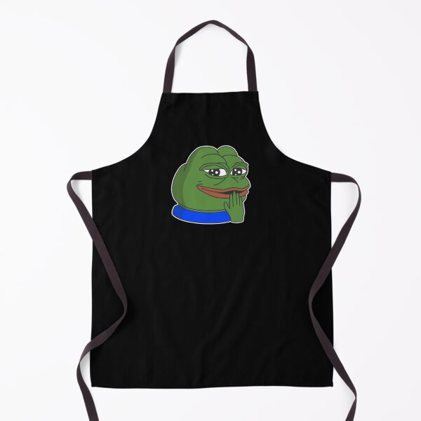 Item preview, cheeky Poggers emote - peepo pepega twitch discord frog designed and sold by rmpk101.