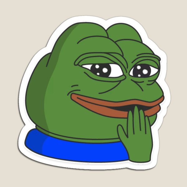 Bored poggers emote - peepo pepega twitch discord frog Hardcover