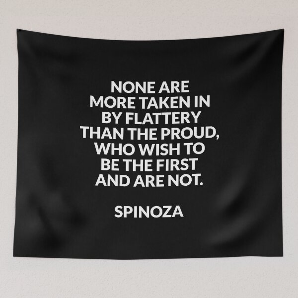 Item preview, Baruch Spinoza philosophy quotes - on flattery designed and sold by Inspirationmotivation.