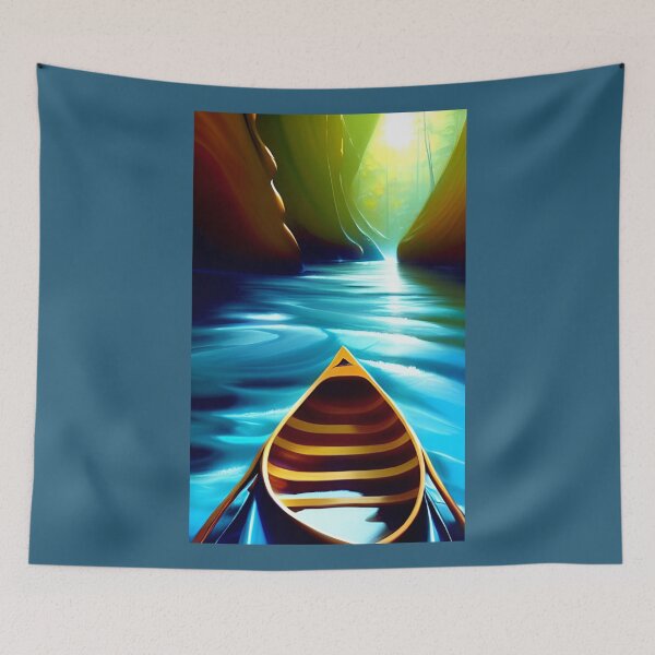 Item preview, Canoeing in the forest designed and sold by Gaspar Avila.