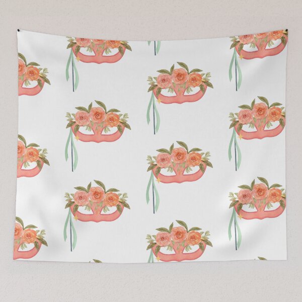 Item preview, Floral party mask designed and sold by Aya-salah123.