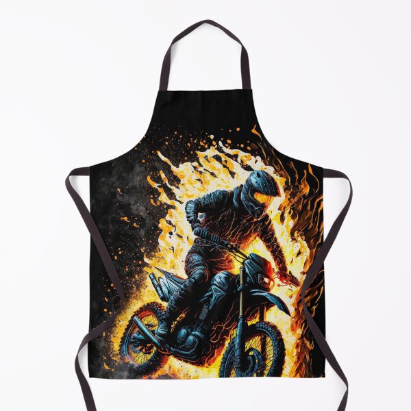 Item preview, Dirt Bike With Flames designed and sold by KoolArtDistrict.