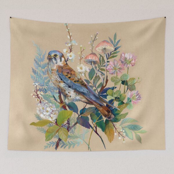 Item preview, Floral Falcon designed and sold by claramcallister.