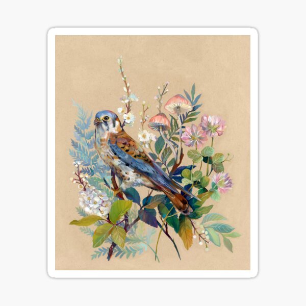 Item preview, Floral Falcon designed and sold by claramcallister.