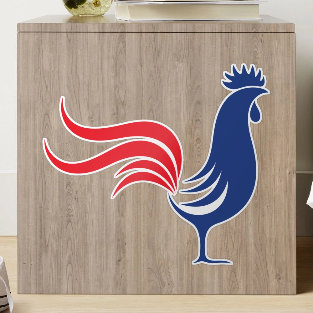 Autocollant Coq Français Stickers-Express 10x6.5 Cm - Symbole Patriotique, Neuf, Fabriqué En France