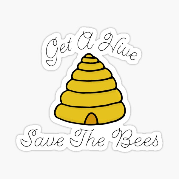 Save The Bees Sticker For Sale By Nickacandesigns Redbubble