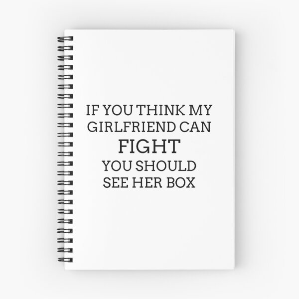 Item preview, If you think my girlfriend can fight you should see her box Funny Desing  designed and sold by BRAZILCOOLSHIRT.