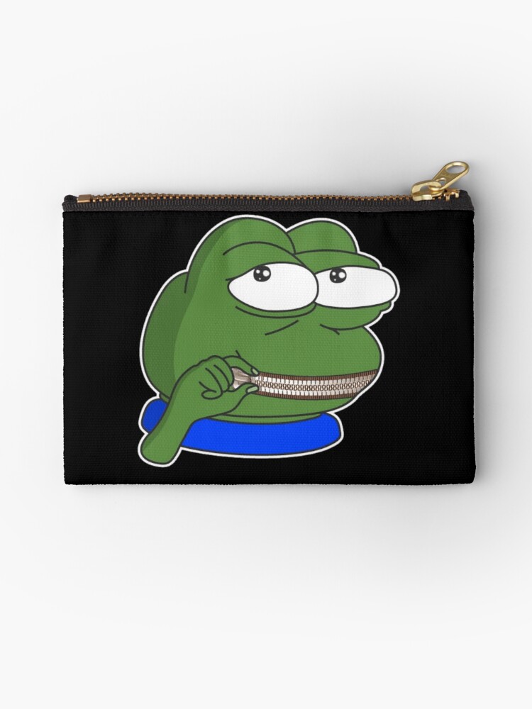 cheeky Poggers emote - peepo pepega twitch discord frog Hardcover