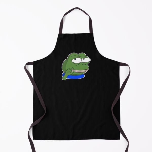 Item preview, hush Poggers emote - peepo pepega twitch discord frog designed and sold by rmpk101.