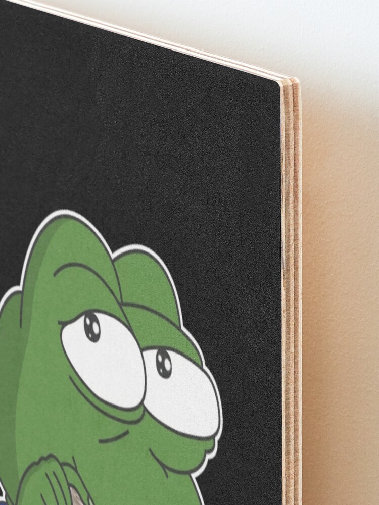 nervous poggers emote - peepo pepega twitch discord frog Art