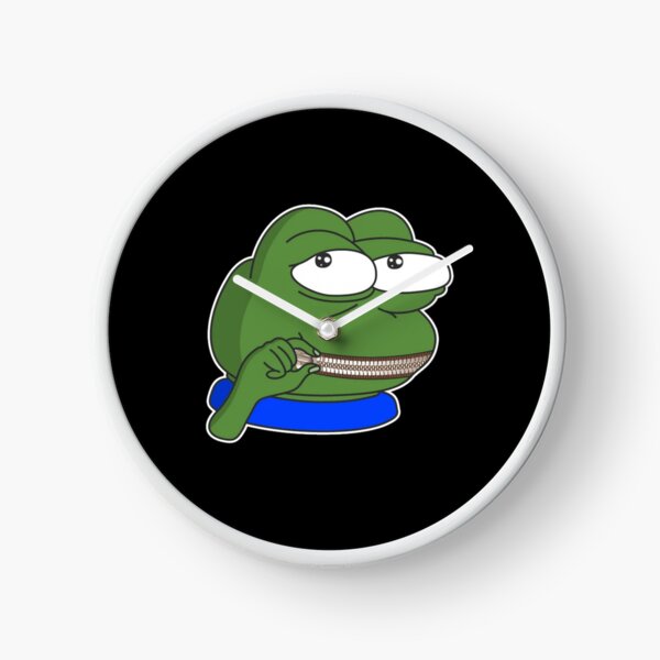 Bored poggers emote - peepo pepega twitch discord frog Hardcover