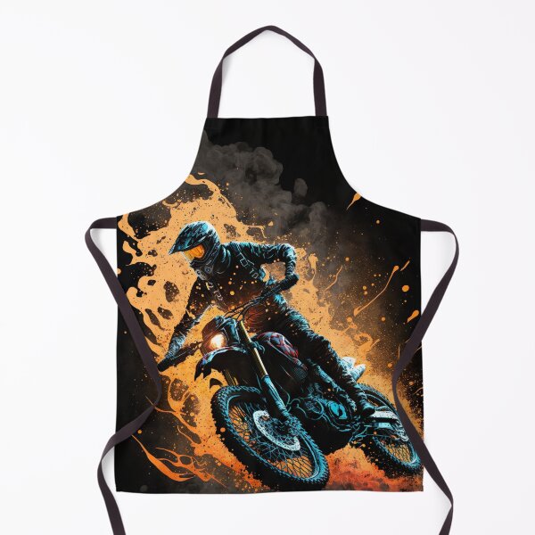 Item preview, Dirt Bike With Flames designed and sold by KoolArtDistrict.