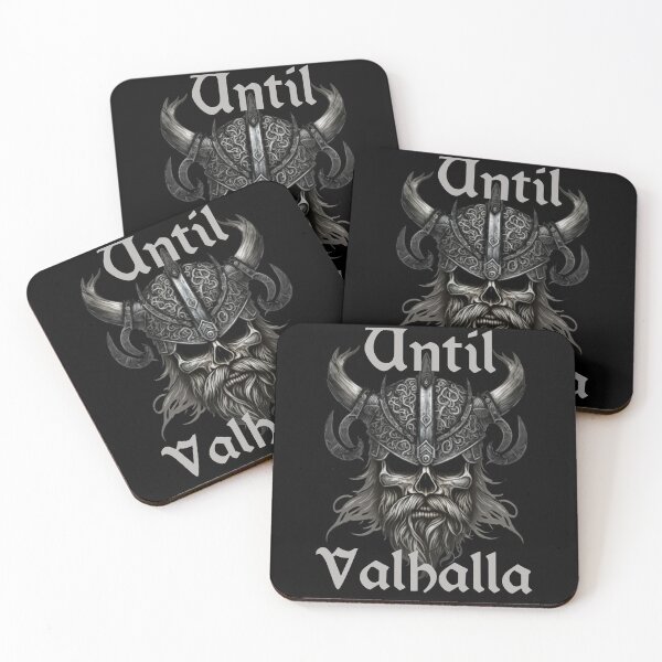 Item preview, Hasta el Valhalla - Calavera vikinga con casco designed and sold by Georgy09.