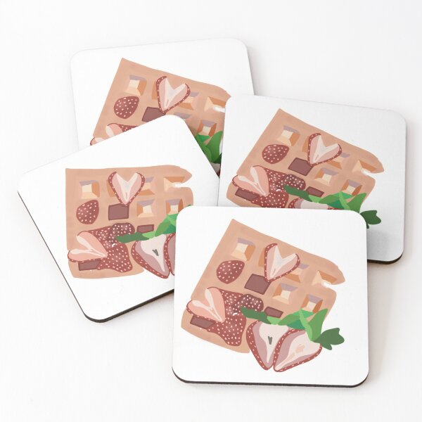 Item preview, Strawberry Covered Waffles designed and sold by Ellengsart.