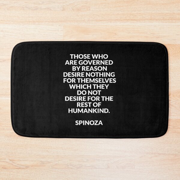 Item preview, Baruch Spinoza philosophy - Those who are governed by reason - Empathy and solidarity quotes designed and sold by Inspirationmotivation.