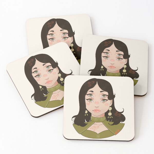 Item preview, Four Eyed Girl Art by BARYYGA  designed and sold by BARYYGA.