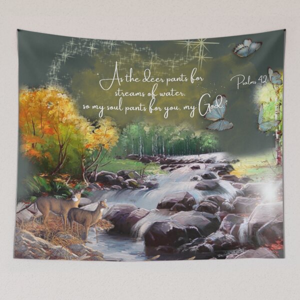 Item preview, Christian Quote - Psalm 42 - Forest designed and sold by All-About-Life.