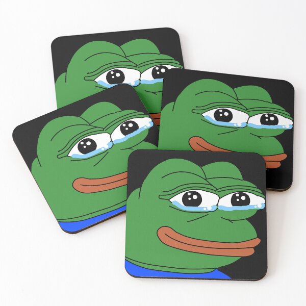 Item preview, Happy tears poggers emote - peepo pepega twitch discord frog designed and sold by rmpk101.