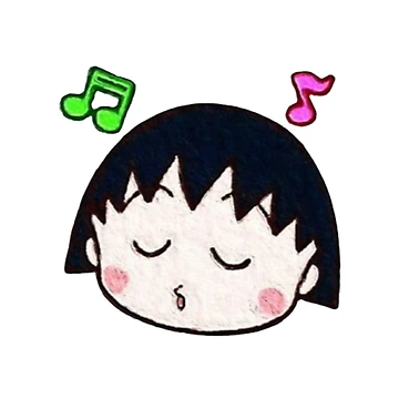 Artwork thumbnail, Maruko Chan Sticker  by Codeking005