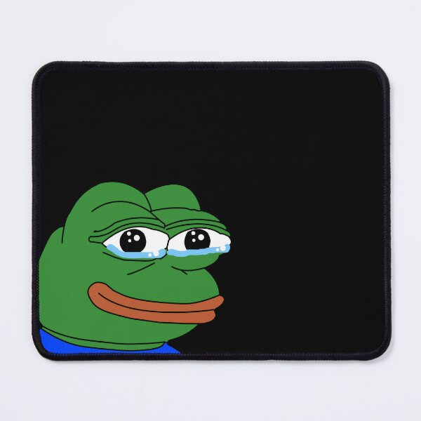 Bored poggers emote - peepo pepega twitch discord frog Hardcover