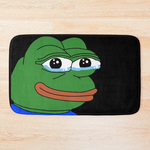 Item preview, Happy tears poggers emote - peepo pepega twitch discord frog designed and sold by rmpk101.