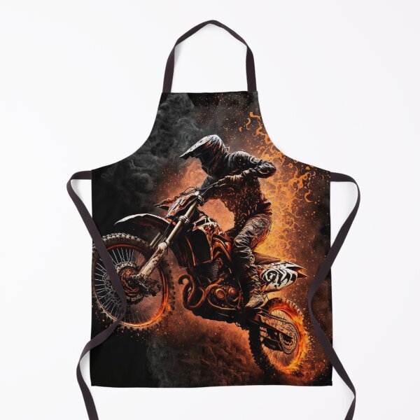Item preview, Dirt Bike With Flames designed and sold by KoolArtDistrict.