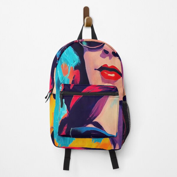 Item preview, Colorful Natalie in Sunglasses Leroy Neiman Style designed and sold by The Third Eye Shop.