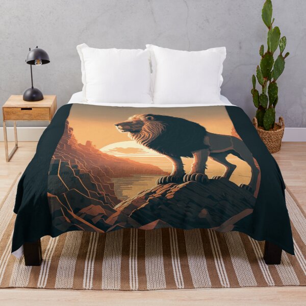 Item preview, The Lion's Sunset designed and sold by Abili-Tees.