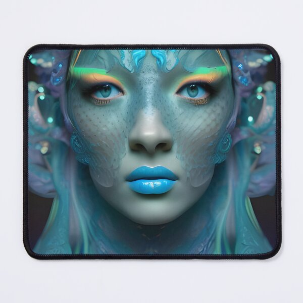 Item preview, Na’vi goddess. Turquoise green Eyes. Beautiful fabulous girl. Mermaid designed and sold by Olga Nagornaya.