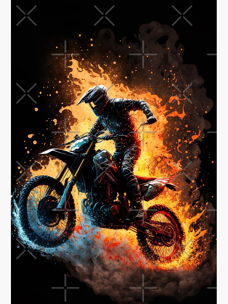 Bike best sale with flames