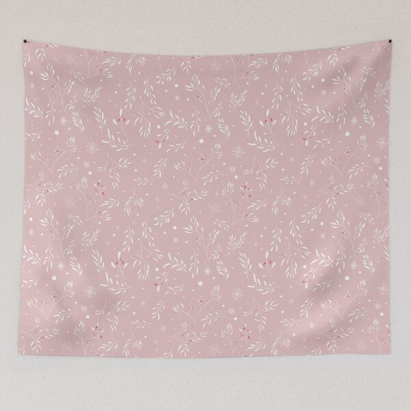 Item preview, Winter Foliage, Blush Repeating Pattern designed and sold by Jarrod Vandenberg.