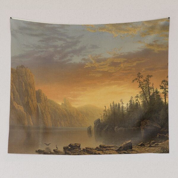 Item preview, Sunset - California Scenery by Albert Bierstadt designed and sold by tomorrowsart.