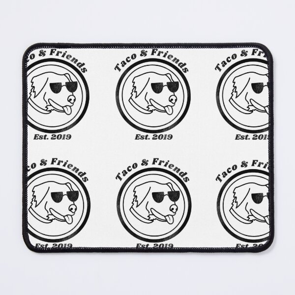 Item preview, Taco & Friends Trivia Sticker Sheet Commission Black Line designed and sold by bradenjay99.
