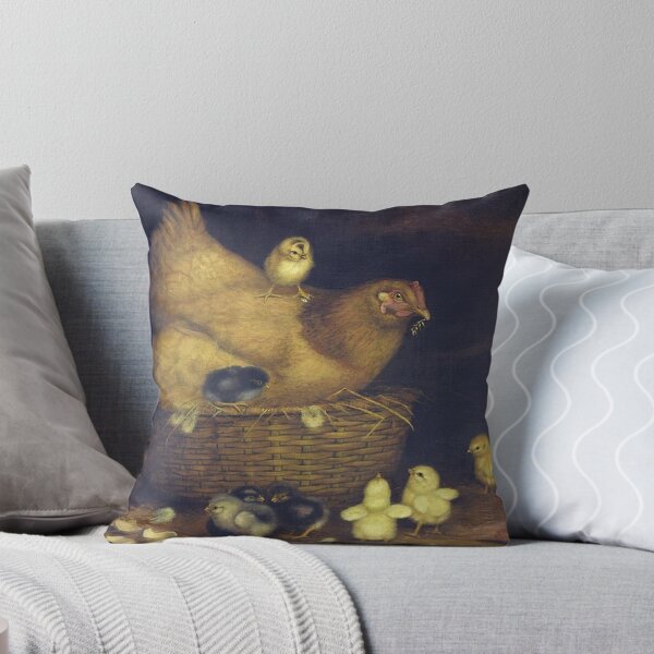 Item preview, Hen With Twelve Chicks by Ben Austrian designed and sold by tomorrowsart.