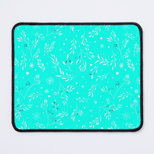 Item preview, Teal Winter Foliage Repeating Pattern designed and sold by Jarrod Vandenberg.