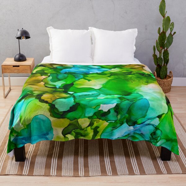 Item preview, Waves of Green Blue and Yellow I designed and sold by BGGretchen.