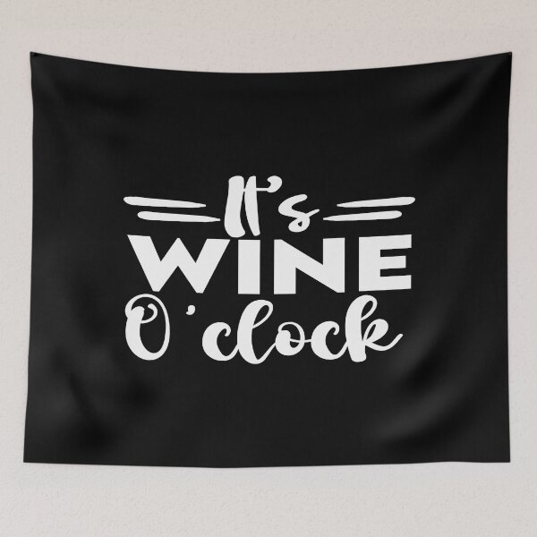 Item preview, It's Wine O'clock designed and sold by phassystore.