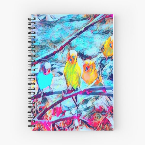 Item preview, budgies designed and sold by WVimages.