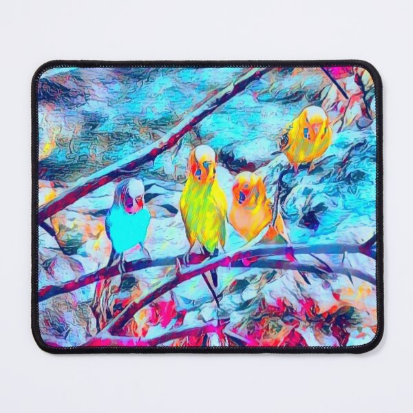 Item preview, budgies designed and sold by WVimages.
