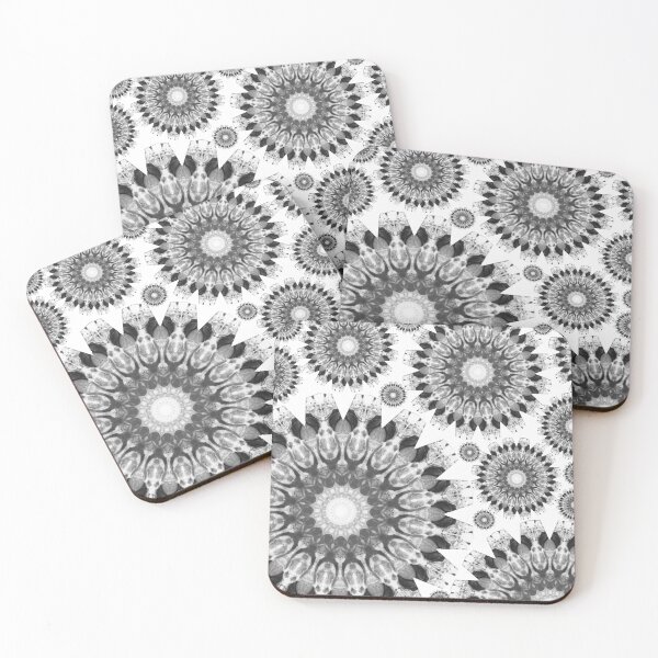 Item preview, Arte de mandala en blanco y negro brillante de Sharon Cummings designed and sold by Sharon Cummings Art.