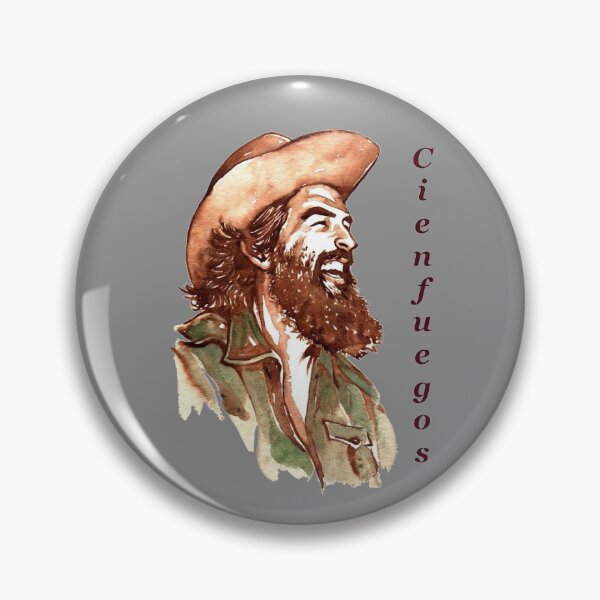 Item preview, Camilo Cienfuegos watercolor artwork designed and sold by PoliticsPrint.