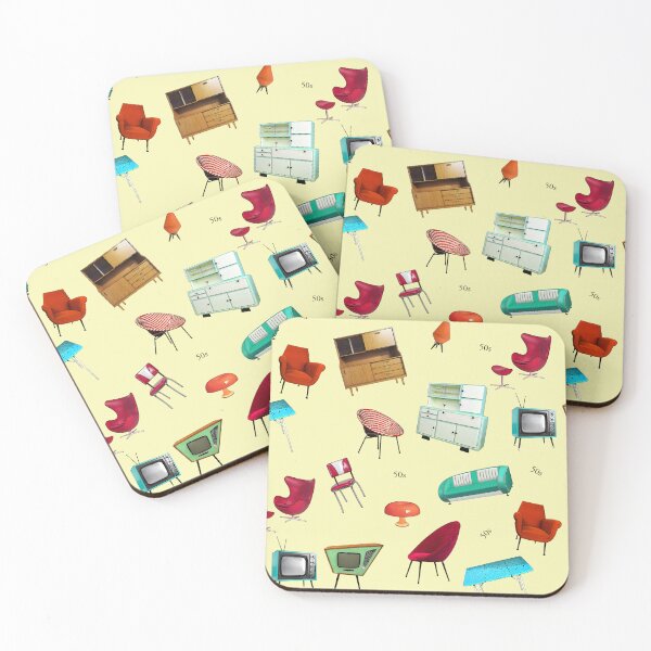 Item preview, 50s classic fabric design designed and sold by TerenceLacey.