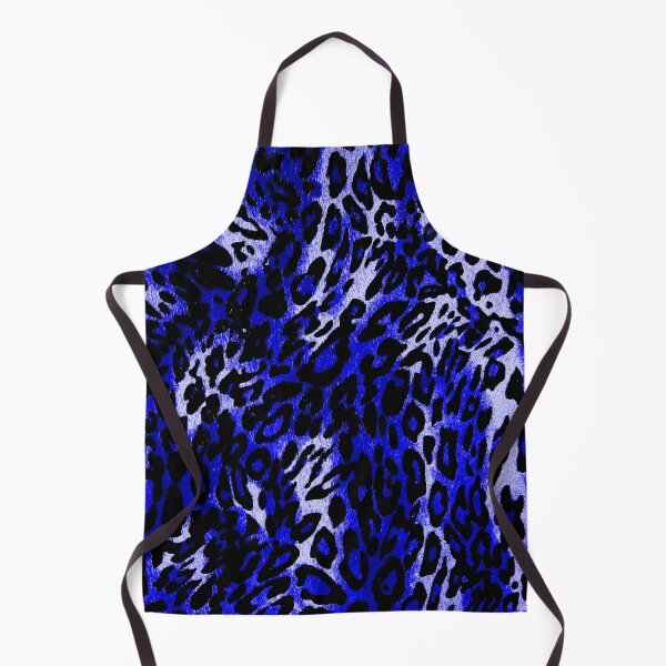Item preview, blue leopard animal texture designed and sold by fowons.