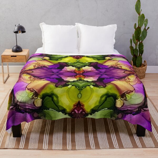 Item preview, Subtle Kaleidoscope in Purple Orange and Green  designed and sold by BGGretchen.