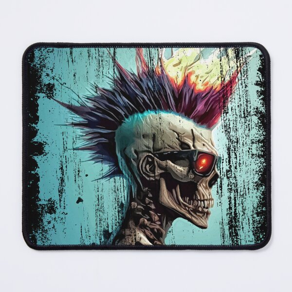 Item preview, Apocalyptic Punk Zombie Skull designed and sold by drizzd.