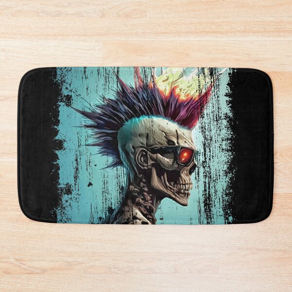 Item preview, Apocalyptic Punk Zombie Skull designed and sold by drizzd.